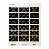 David Star Adressaufkleber (Vorne)