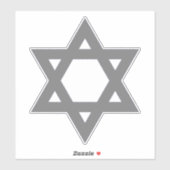 David Star Aufkleber (Blatt)