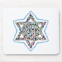 David Star aus Edelsteinen