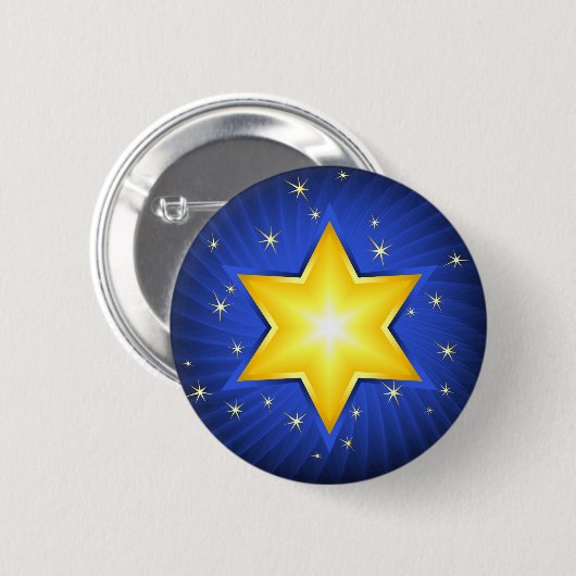 David Star Button (Vorne & Hinten)