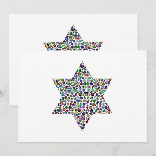 David Star Einladung (Vorne/Hinten)