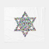 David Star Fleecedecke (Vorderseite (Horizontal))