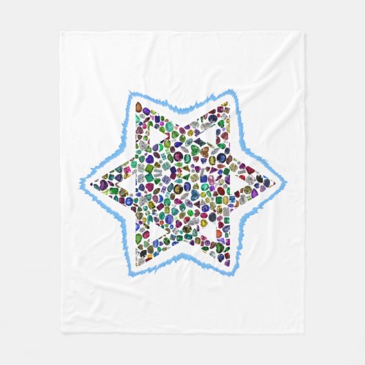 David Star Fleecedecke (Vorderseite)