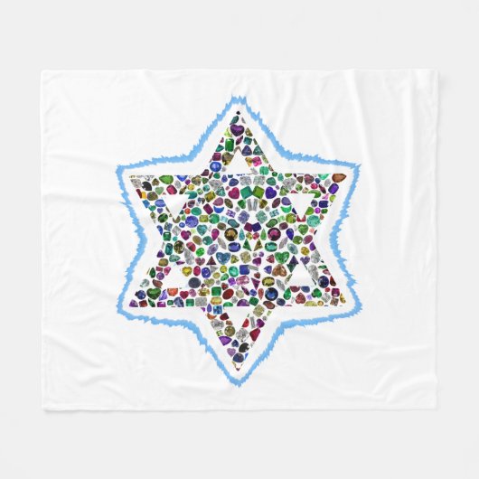 David Star Fleecedecke (Vorderseite (Horizontal))