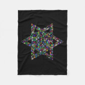 David Star Fleecedecke (Vorderseite)