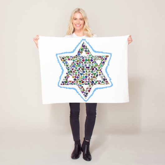 David Star Fleecedecke (Beispiel)