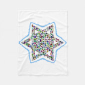 David Star Fleecedecke (Vorderseite)