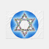 David Star Fleecedecke (Vorderseite (Horizontal))