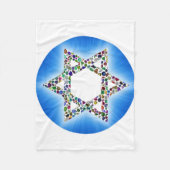 David Star Fleecedecke (Vorderseite)