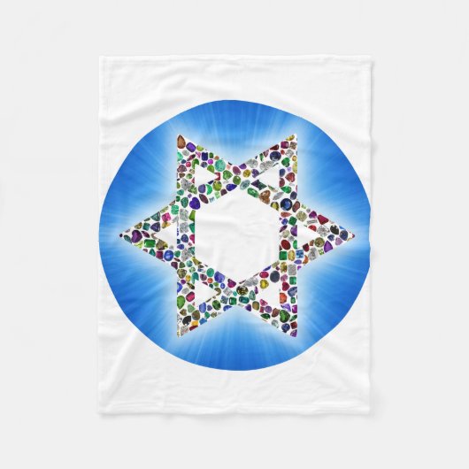 David Star Fleecedecke (Vorderseite)