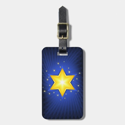 David Star Gepäckanhänger (Vorderseite vertikal)