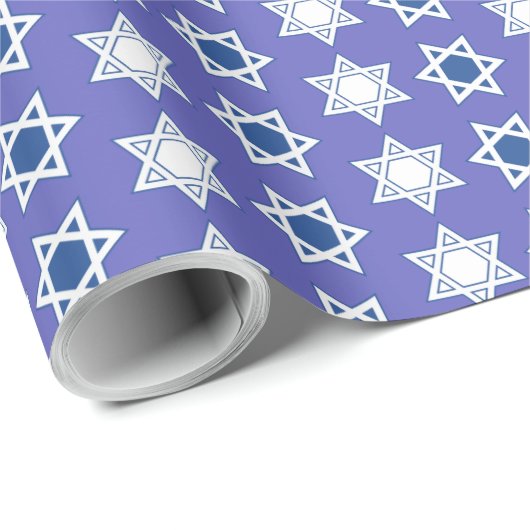 David Star Geschenkpapier (Rolleneckpunkt)