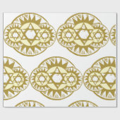 David-Star Geschenkpapier (Flach)