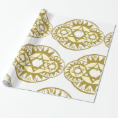 David-Star Geschenkpapier (Ungerollt)