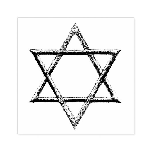 David Star Gummistempel (Prägung)