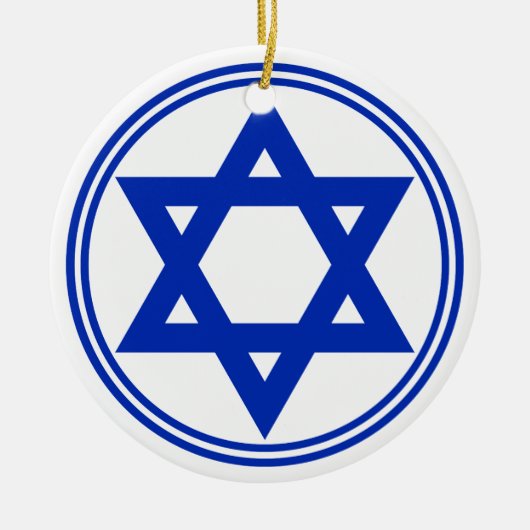 David Star Keramikornament (Vorne)