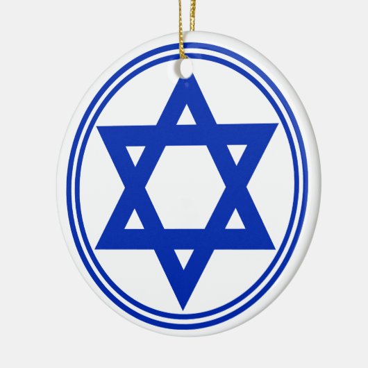 David Star Keramikornament (Links)