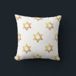 David Star Kissen<br><div class="desc">Star of David - Schluckbar in Blue or Gold. You can add your own words,  pictures,  and/or change the background color using Zazzle's great customization tools. This image is available on dozens of other products too.</div>