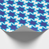 David Star, kundenspezifisches Hintergrundwrapping Geschenkpapier (Ecke)
