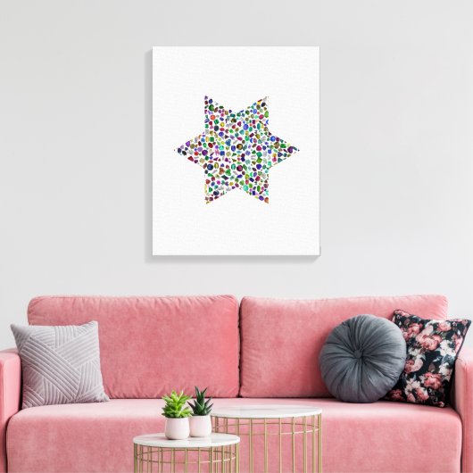 David Star Leinwanddruck (Insitu (Wohnzimmer))