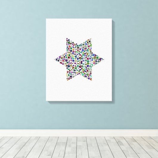 David Star Leinwanddruck (Insitu (Holzboden))