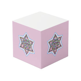 David Star made with Gemstones Würfel