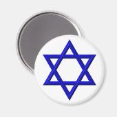 David Star Magnet (Vorderseite/Rückseite)