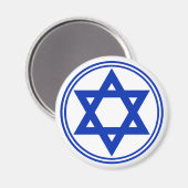 David Star Magnet (Vorderseite/Rückseite)