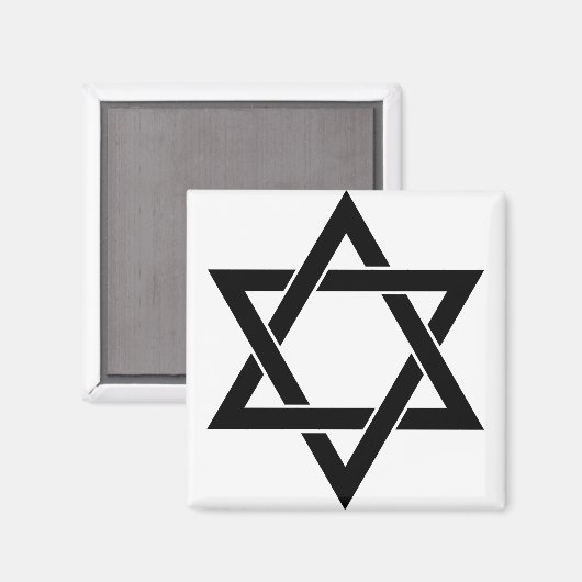 David Star Magnet (Vorderseite/Rückseite)