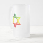 David Star Mattglas Bierglas (Vorderseite Links)