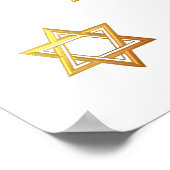 David Star Poster (Ecke)