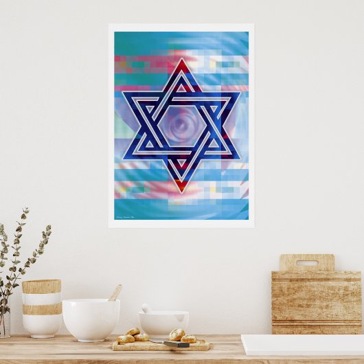 David Star Poster (Küche)