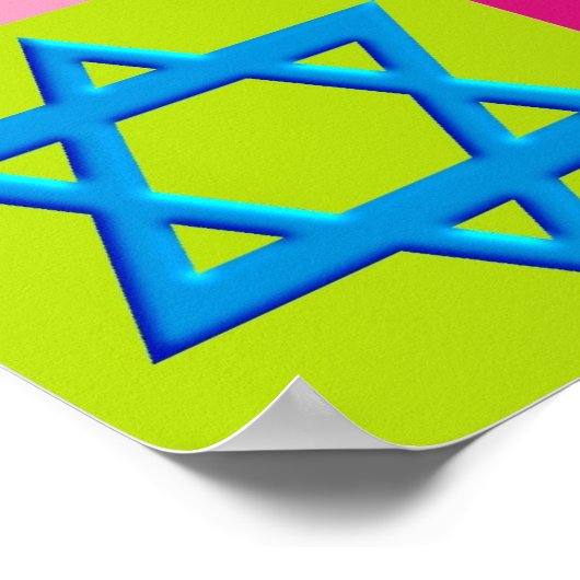 David Star Poster (Ecke)