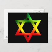 David Star Postkarte (Vorne/Hinten)