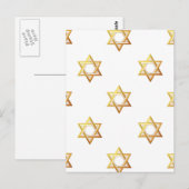 David Star Postkarte (Vorne/Hinten)