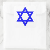 DAVID-STAR QUADRATISCHER AUFKLEBER (Tasche)