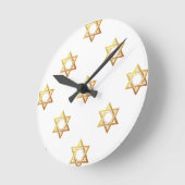 David Star Runde Wanduhr (Winkel)