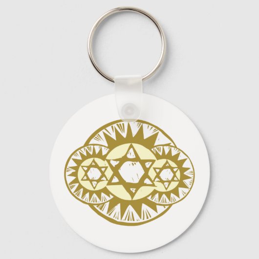 David-Star Schlüsselanhänger (Vorderseite)