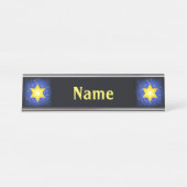 David Star Schreibtischnamensplakette (Vorderseite )