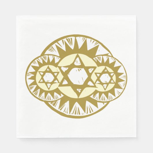 David-Star Serviette (Vorderseite)
