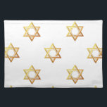 David Star Stofftischset<br><div class="desc">Star of David - Schluckbar in Blue or Gold. You can add your own words, pictures, and/or change the background color using Zazzle's great customization tools. This image is available on dozens of other products too.</div>