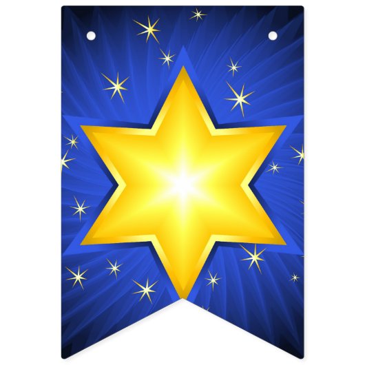 David Star Wimpelkette (Zweite Fahne)