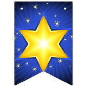 David Star Wimpelkette (Dritte Fahne)