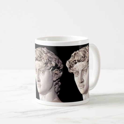 David-Statue Kaffeetasse (VorderseiteRechts)