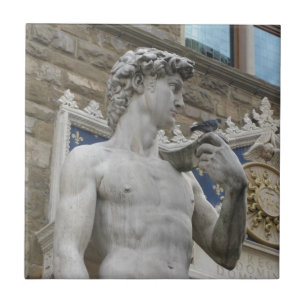 David Statue Michelangelo in Italien Fliese