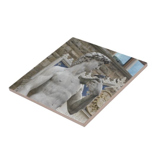 David Statue Michelangelo in Italien Fliese (Seite)