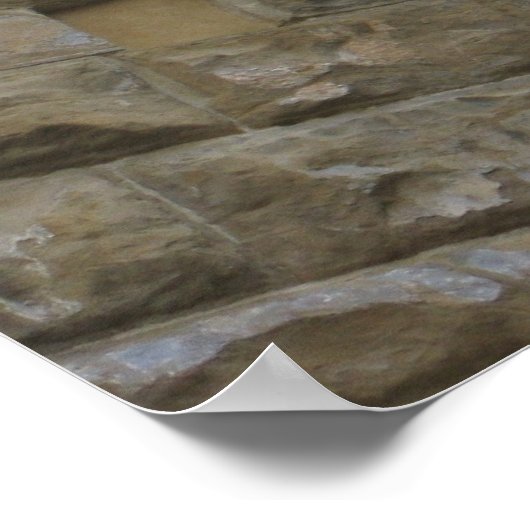 David Statue Michelangelo in Italien Poster (Ecke)