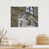 David Statue Michelangelo in Italien Poster (Küche)