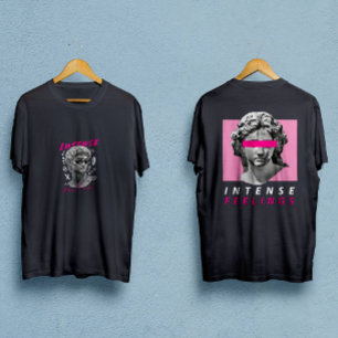 David-Statue mit gläserintensiven Gefühlen T-Shirt