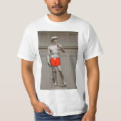 David Statue T-Shirt (Vorderseite)